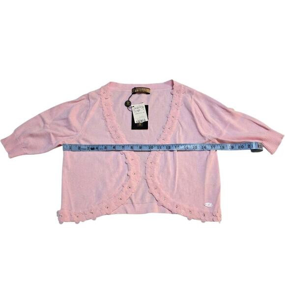 New Kinloch Anderson Girl Sweater Crop Cardigan Size 1A Pics For Measurement - Picture 3 of 8